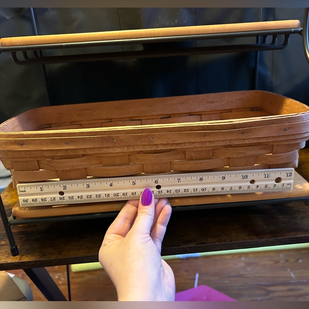 Longaberger Warm Brown Woven Basket - Picture 6 of 9